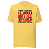 Riding a bycicle Unisex-T-Shirt