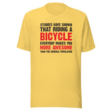 Riding a bycicle Unisex-T-Shirt
