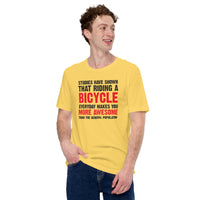 Riding a bycicle Unisex-T-Shirt