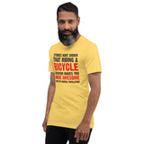 Riding a bycicle Unisex-T-Shirt